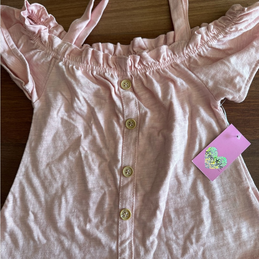 Freestyle Revolution Blush Ruffled Top